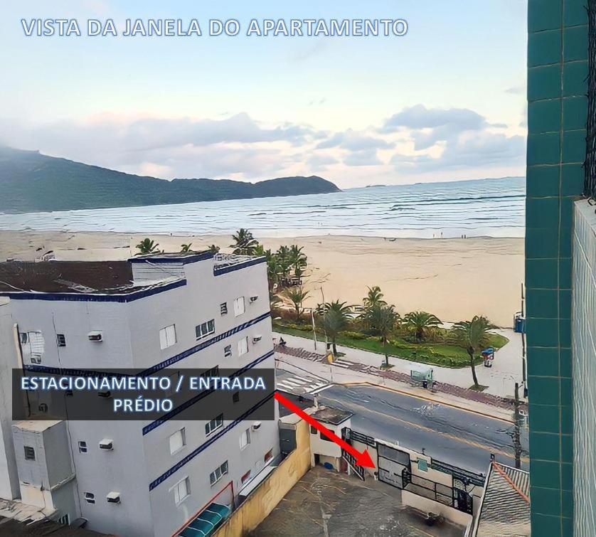 Kitnet Guilhermina Frente Feirinha e Mar Praia Grande  Exterior foto